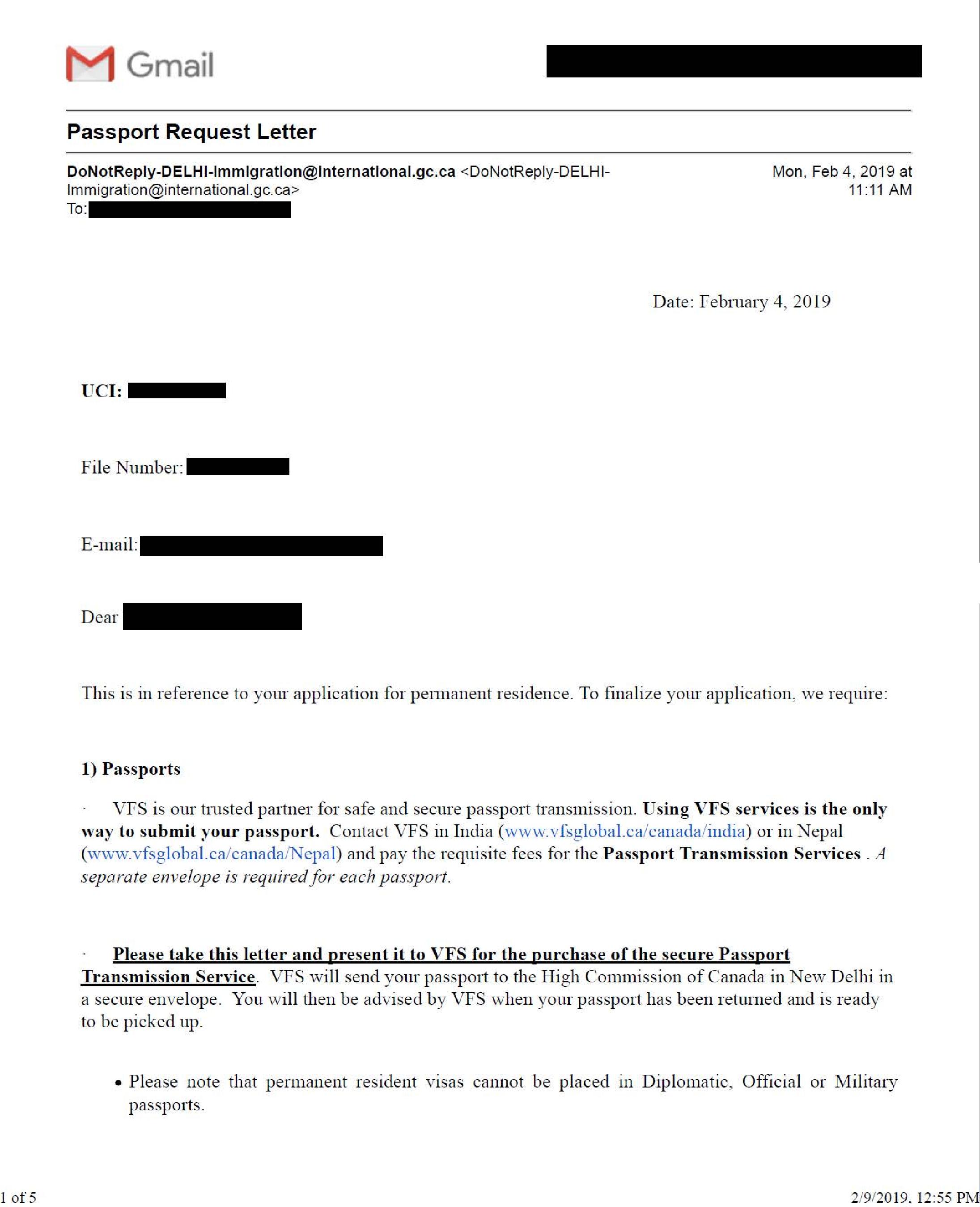 Passport Office Cover Letter at Ronald Figueroa blog